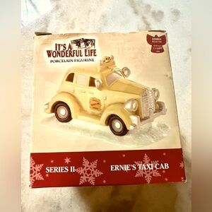 It’s A Wonderful Life Porcelain Figurine Ernie’s Taxi Cab Series II